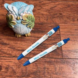Blue Owl Teacher Personalised Pen