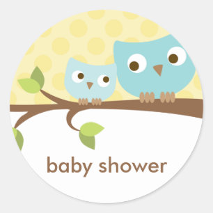 Blue Owls Stickers