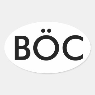 Blue Oyster Cult Decal Oval Sticker