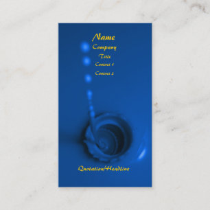 Blue Paint Business Card