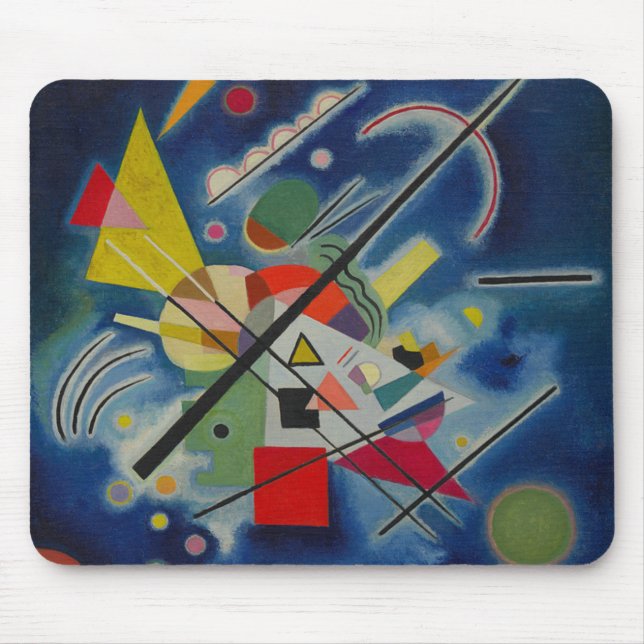 Blue Painting by Kandinsky Mouse Mat (Front)
