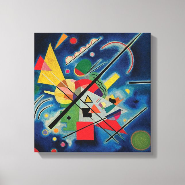 Blue Painting by Wassily Kandinsky Canvas Print (Front)