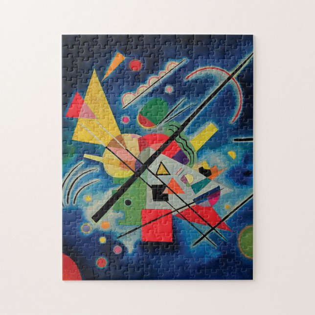 Blue Painting by Wassily Kandinsky Jigsaw Puzzle (Vertical)