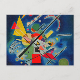 Blue Painting by Wassily Kandinsky Postcard