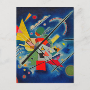 Blue Painting by Wassily Kandinsky Postcard