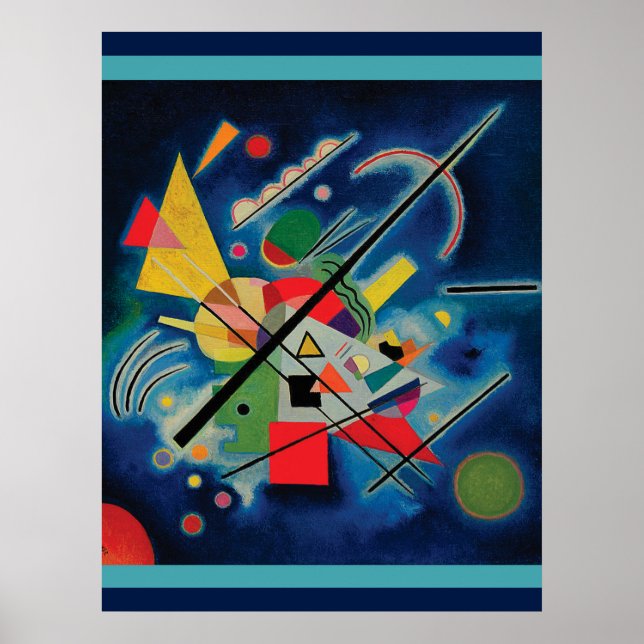 Blue Painting by Wassily Kandinsky  Poster (Front)