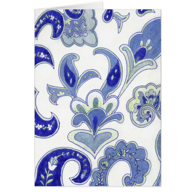 Blue Paisley (Front)