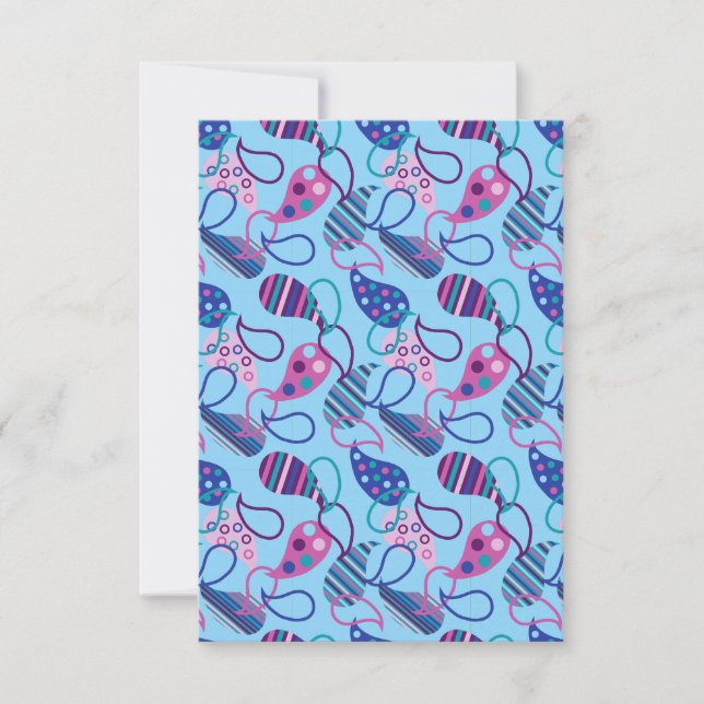 Blue Paisley Card (Front)