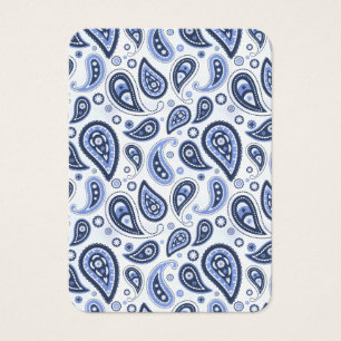 Blue Paisley Pattern