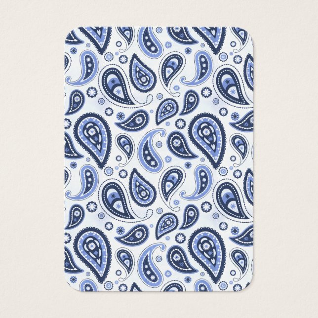 Blue Paisley Pattern (Front)