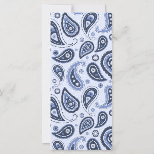 Blue Paisley Pattern