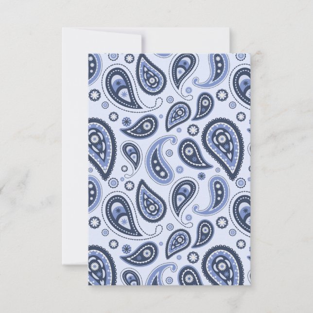 Blue Paisley Pattern (Front)