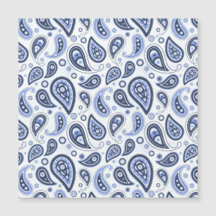 Blue Paisley Pattern