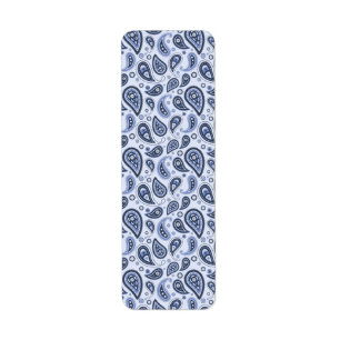 Blue Paisley Pattern