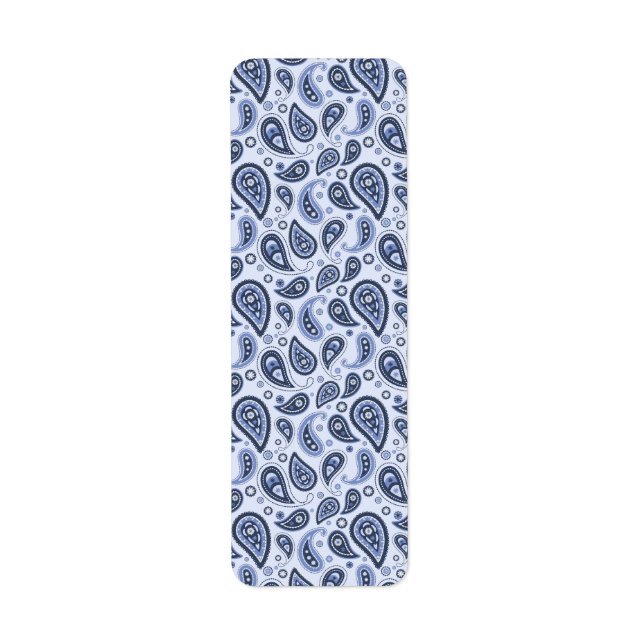 Blue Paisley Pattern (Front)
