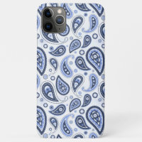 Blue Paisley Pattern