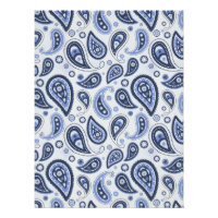 Blue Paisley Pattern