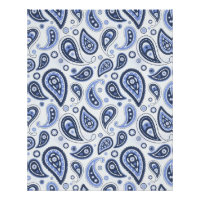 Blue Paisley Pattern