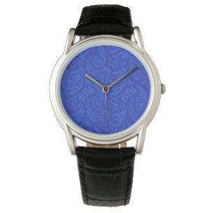 Blue Paisley Watch