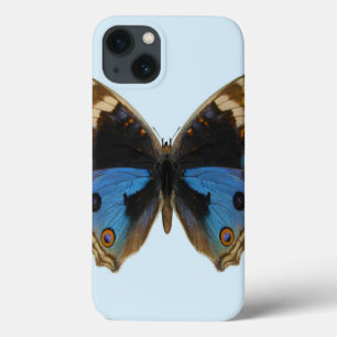 Blue Pansy Butterfly iPhone 13 Case