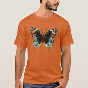 Blue Pansy Butterfly  T-Shirt