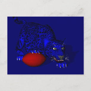 Blue Panther Postcard