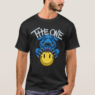 Blue Panther with Smiley streetwear T-Shirt