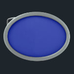 Blue (Pantone) (solid colour)  Belt Buckle<br><div class="desc">Blue (Pantone) (solid colour)</div>