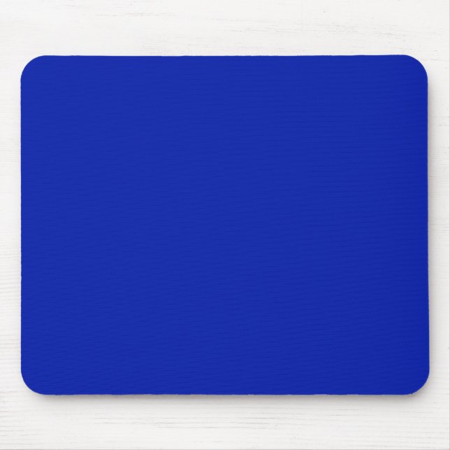 Blue (Pantone) (solid colour)  Mouse Mat (Front)