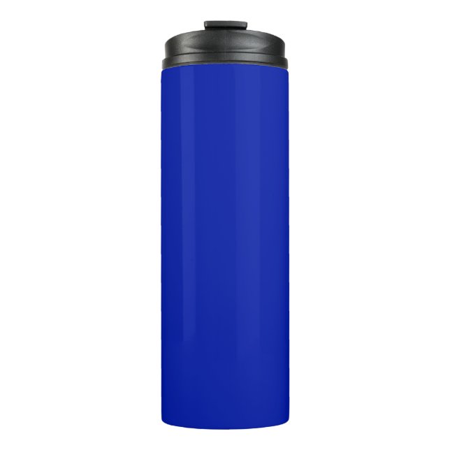 Blue (Pantone) (solid colour)  Thermal Tumbler (Front)