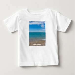 Blue Paradise At Lake Michigan Baby T-Shirt