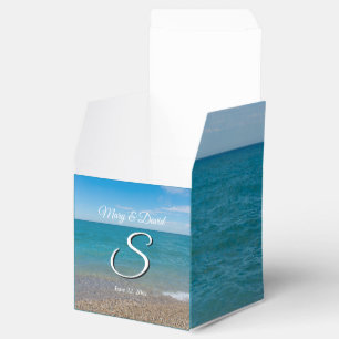 Blue Paradise Wedding Favour Box