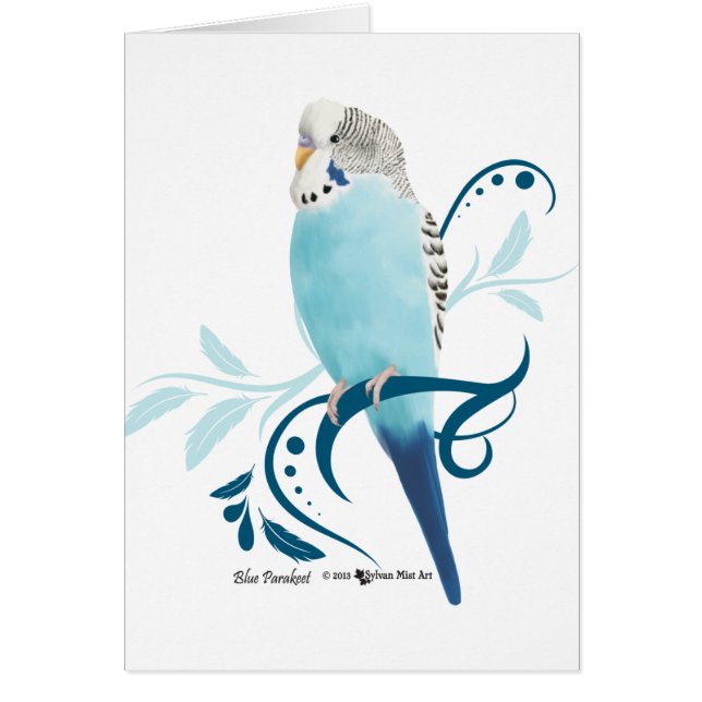 Blue Parakeet (Front)