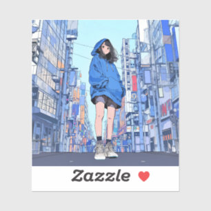 BLUE Parker JK Sushi Musume GenerativeAI