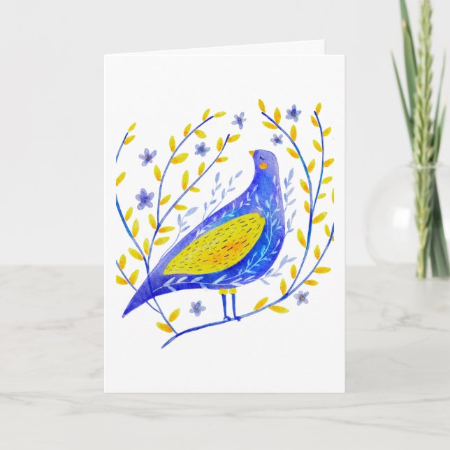 BLUE PARTRIDGE ALL-OCCASION CARD (Front)
