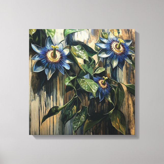 blue passion canvas print (Front)