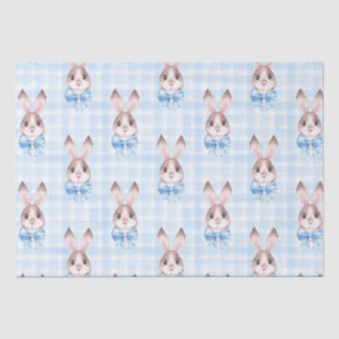 Blue Pastel Bunny Rabbit Gift Tissue Paper
