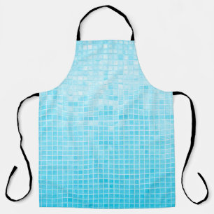 Blue pastel ceramic wall and floor tiles abstract  apron