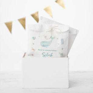 Blue Pastel Under the Sea Birthday Favour Bags