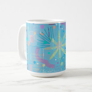 Blue Pastels Dream Abstract  Coffee Mug