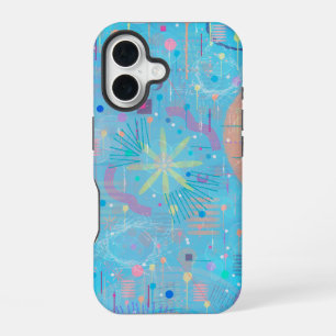 Blue Pastels Dream Abstract iPhone 16 Case