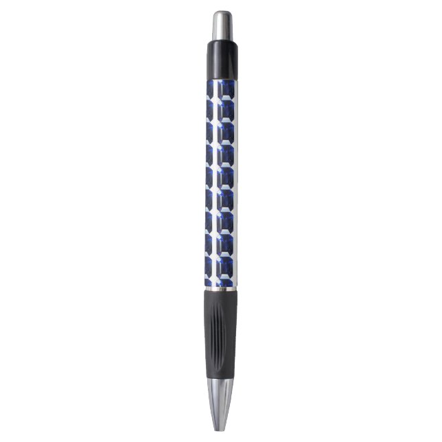 Blue Pattern (Front Vertical)