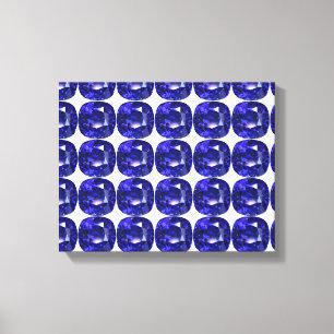 Blue Pattern Canvas Print