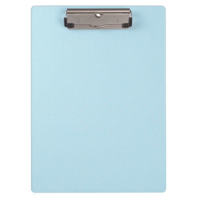 Blue Pattern Clipboard Minimal Aesthetic Grid Desi (Front)