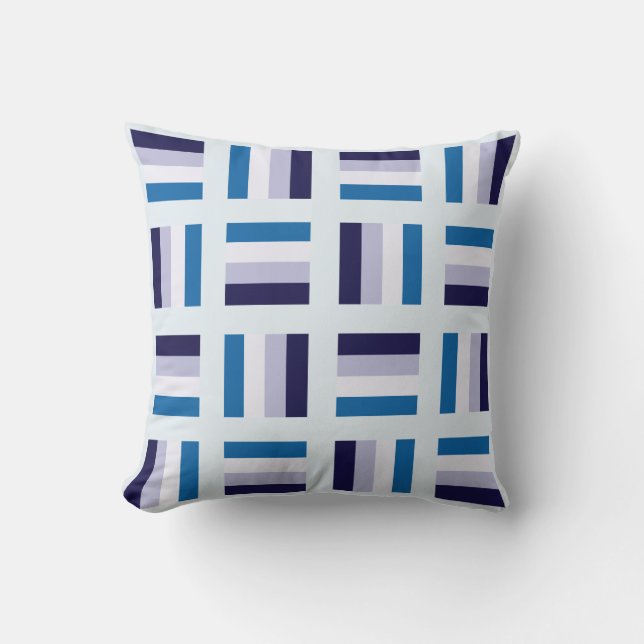 Blue Pattern Cushion (Front)