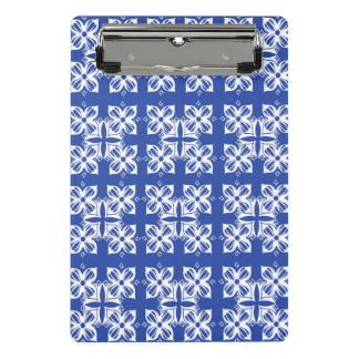 Blue patterned Classic Planner Mini Clipboard