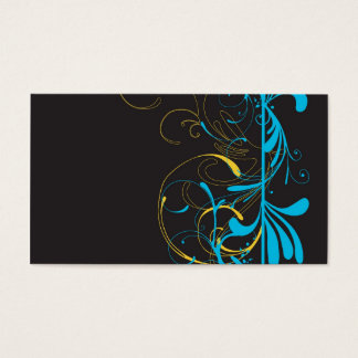 Blue patterns Profile Card