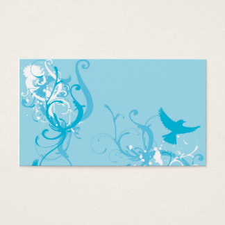 Blue patterns profile cards