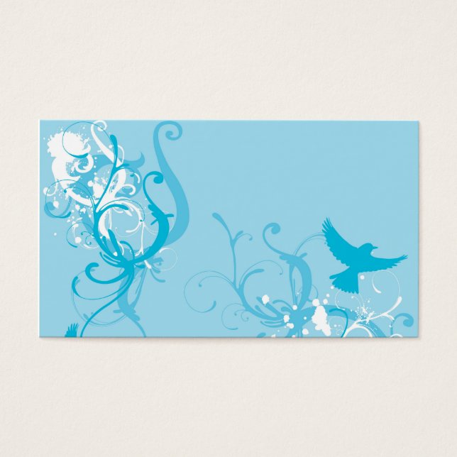 Blue patterns profile cards (Front)