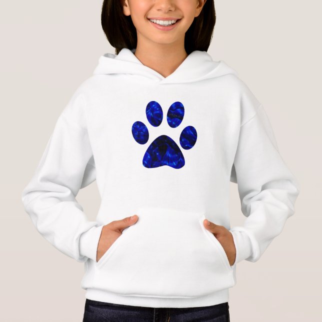 Blue Paw Print (Front)